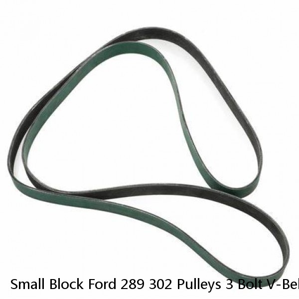 Small Block Ford 289 302 Pulleys 3 Bolt V-Belt Kit SBF 5.0 2V Set Underdrive