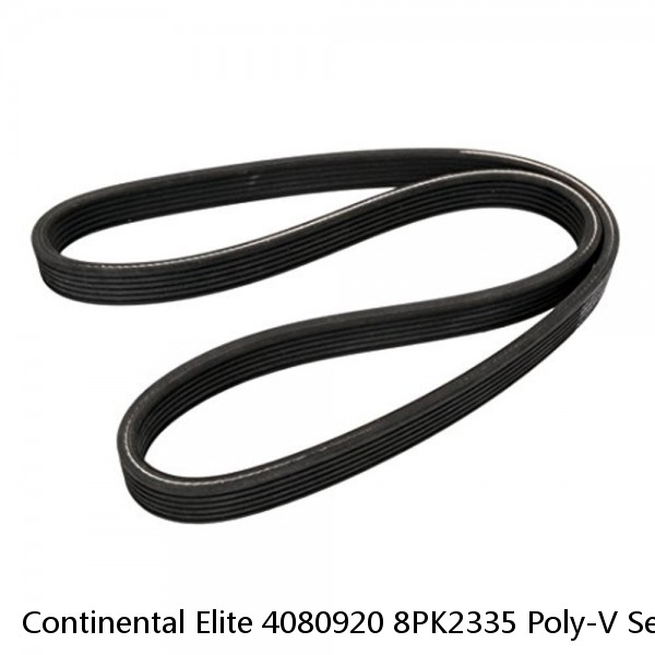 Continental Elite 4080920 8PK2335 Poly-V Serpentine Alternator Drive Fan Belt 